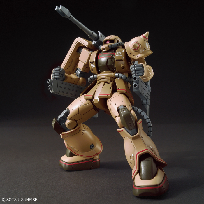 High Grade (HG) Gundam the Origin 1/144 MS-06CK Zaku Half Cannon