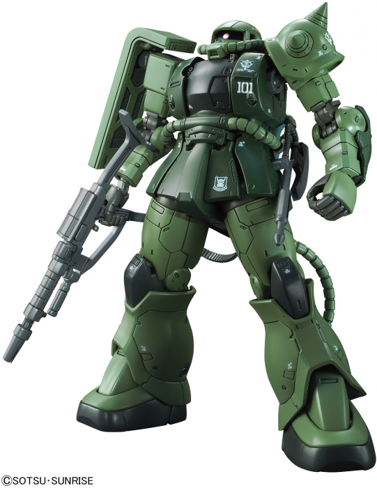 High Grade (HG) Gundam The Origin 1/144 MS-06C-6/R6 Zaku II C-6/R6