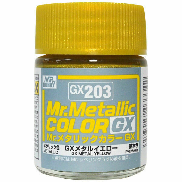 Mr.Metallic Color GX GX203 - Metal Yellow