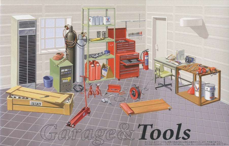 1/24 GT2 No.2 Garage & Tools