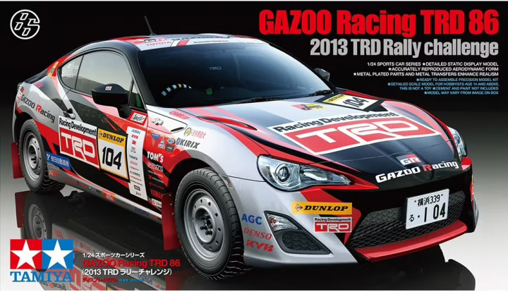1/24 Toyota Gazoo Racing TRD 86 (Tamiya Sports Car Series 337)