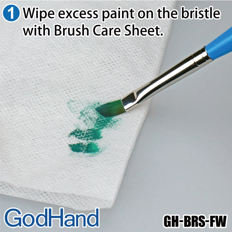 GodHand Brush Care Sheet (GH-BRS-FW)