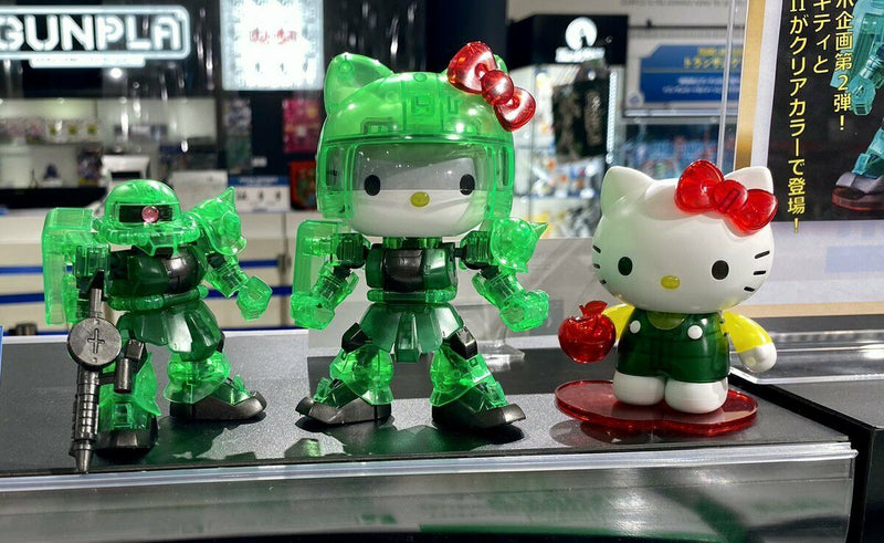 Gundam Base Limited Hello Kitty x MS-06 Zaku II (Clear Color Version)