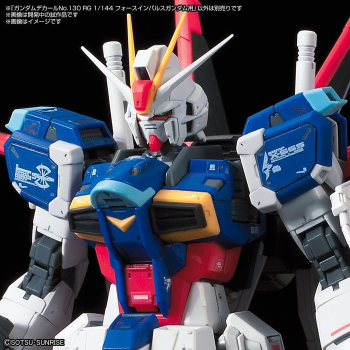 Gundam Decal 130 - RG 1/144 Force Impulse Gundam