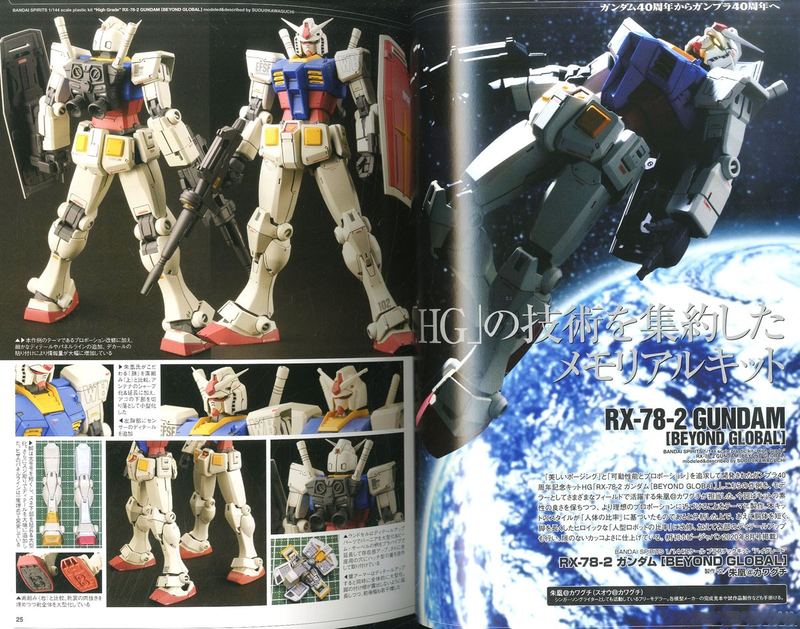Hobby Japan Mook Gundam Weapons - Gunpla 40th Anniversary RX-78-2 Gundam Special Edition