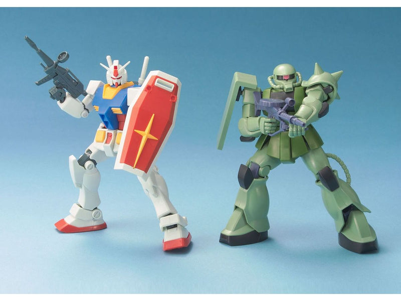 High Grade (HG) HGUC 1/144 Gunpla Starter Set (RX-78-2 Gundam vs MS-06F Zaku II)