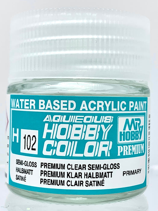 Mr.Hobby Aqueous Hobby Color H102 - Premium Clear Semi-Gloss