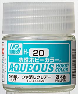 Mr.Hobby Aqueous Hobby Color H20 - Flat Clear