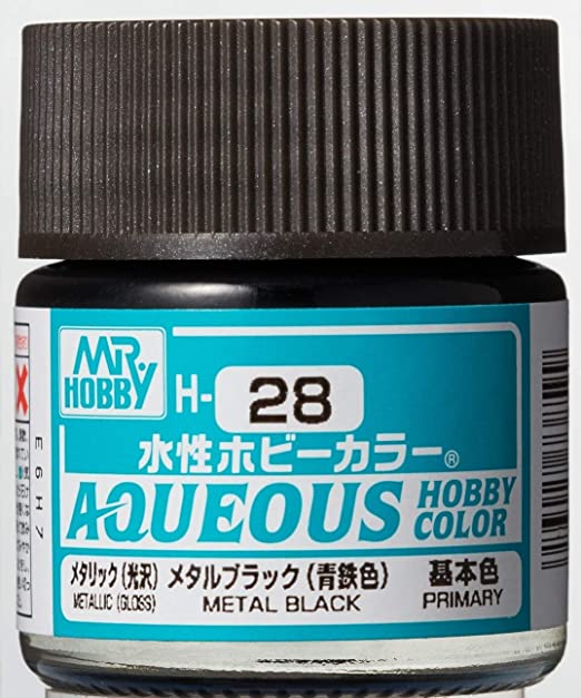 Mr.Hobby Aqueous Hobby Color H28 - Metal Black