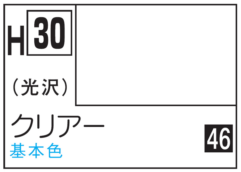 Mr.Hobby Aqueous Hobby Color H30 - Clear