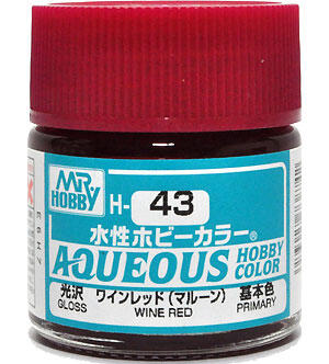 Mr.Hobby Aqueous Hobby Color H43 - Wine Red
