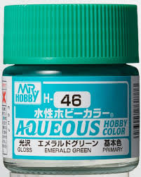 Mr.Hobby Aqueous Hobby Color H46 - Emerald Green
