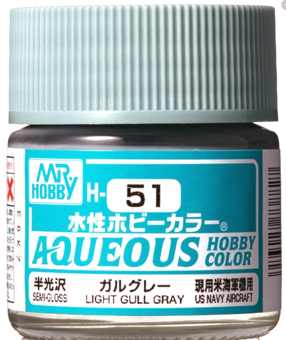 Mr.Hobby Aqueous Hobby Color H51 - Light Gull Gray