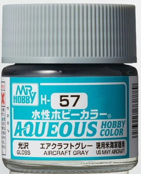 GSI Creos Mr.Hobby Aqueous Hobby Color H57 - Aircraft Gray