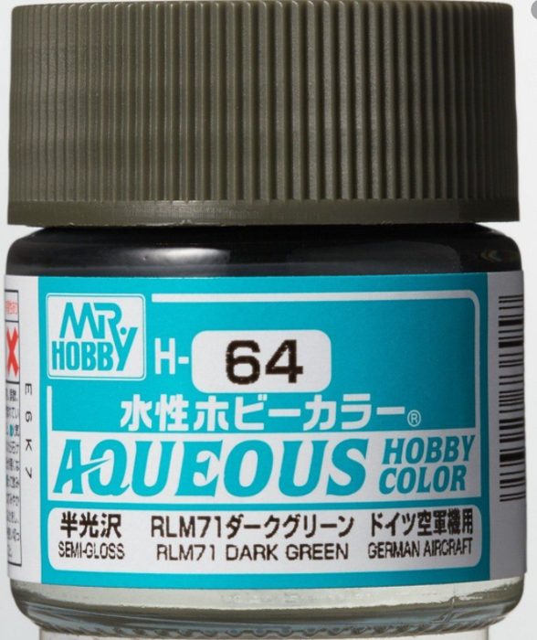 Mr.Hobby Aqueous Hobby Color H64 - RLM71 Dark Green