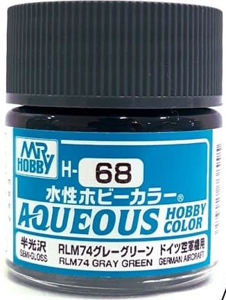 Mr.Hobby Aqueous Hobby Color H68 - RLM74 Gray Green