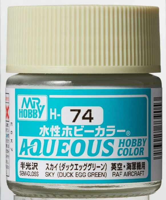 Mr.Hobby Aqueous Hobby Color H74 - Sky (Duck Egg Green)