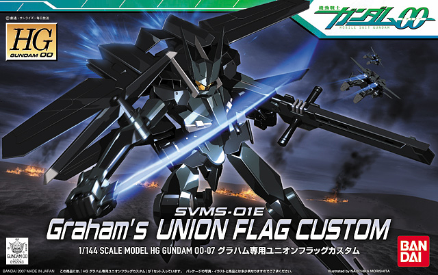 High Grade (HG) Gundam 00 1/144 SVMS-01E Graham's Union Flag Custom