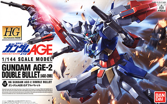 High Grade (HG) Gundam AGE 1/144 AGE-2DB Gundam AGE-2 Double Bullet
