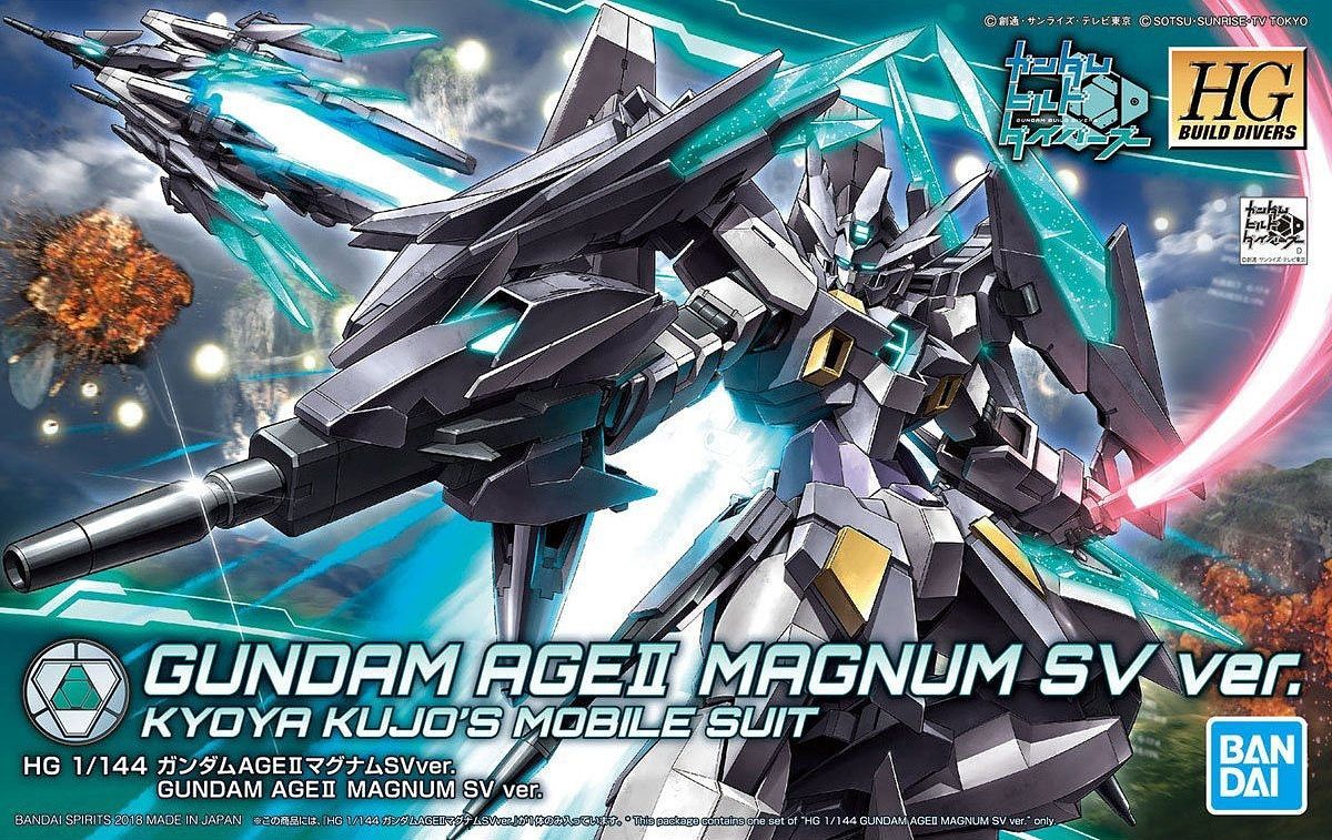 ロボット HG GUNDAM AGE II MAGNUM SV ver. 1/144 Bandai High Grade (HG) HGBD 1/144 Gundam Age II Magnum SV Ver