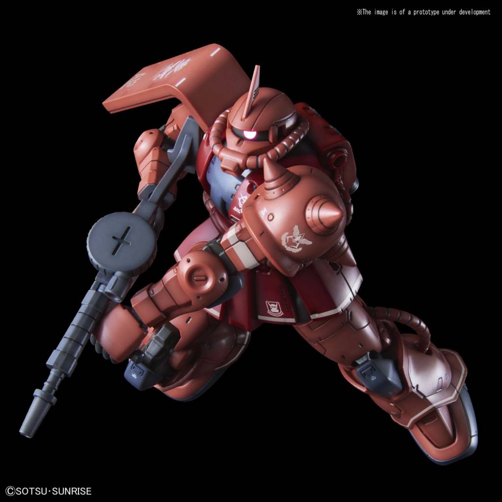 Bandai High Grade (HG) Gundam The Origin 1/144 Char's Zaku II (Red