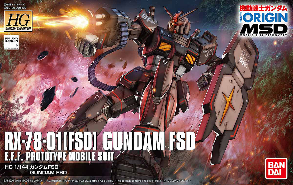 High Grade (HG) Gundam The Origin 1/144 RX-78-01[FSD] Gundam FSD