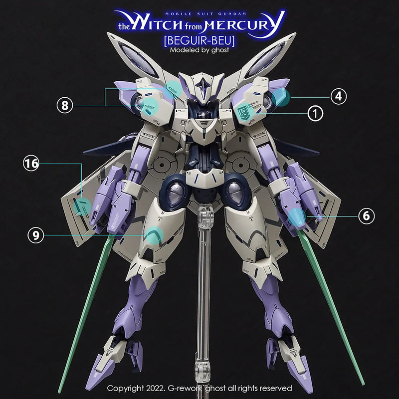 G-Rework Decal - HG Witch from Mercury Beguir-Beu Use