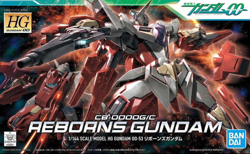 High Grade (HG) Gundam 00 1/144 CB-0000G/C Reborns Gundam