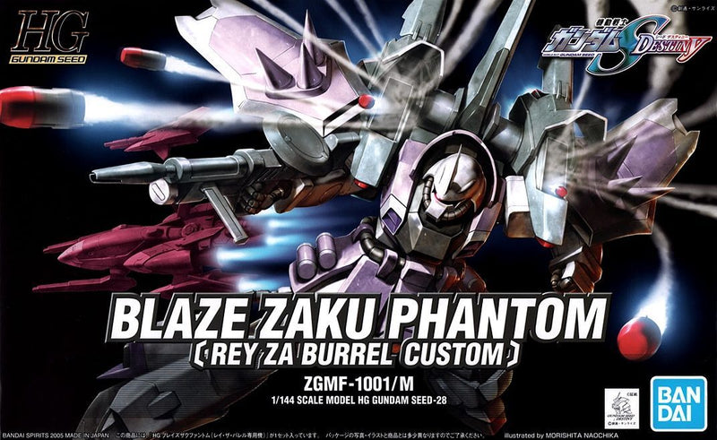High Grade (HG) Gundam Seed 1/144 ZGMF-1001/M Blaze Zaku Phantom (Rey Za Burrel Custom)
