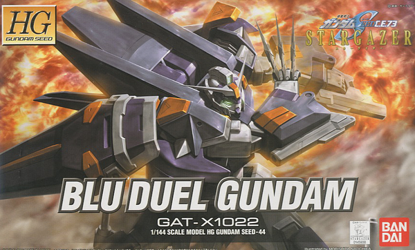 High Grade (HG) Gundam Seed 1/144 GAT-X1022 Blu Duel Gundam
