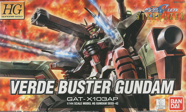 High Grade (HG) Gundam Seed 1/144 GAT-X103AP Verde Buster Gundam
