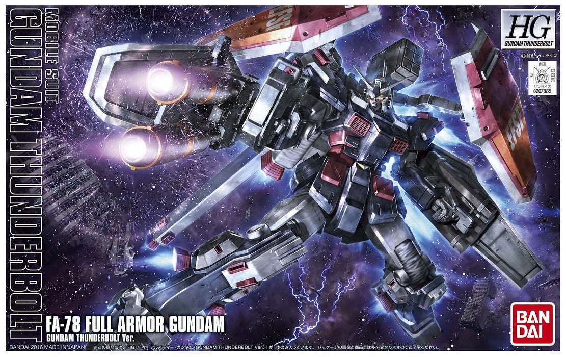 High Grade (HG) HGTB 1/144 FA-78 Full Armor Gundam (Gundam Thunderbolt) Anime Ver.
