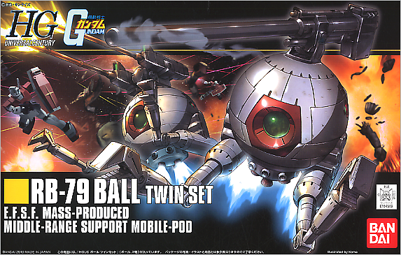 High Grade (HG) HGUC 1/144 RB-79 Ball Twin Set