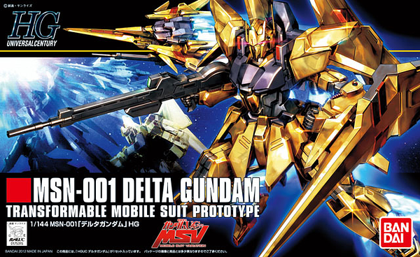High Grade (HG) HGUC 1/144 MSN-001 Delta Gundam