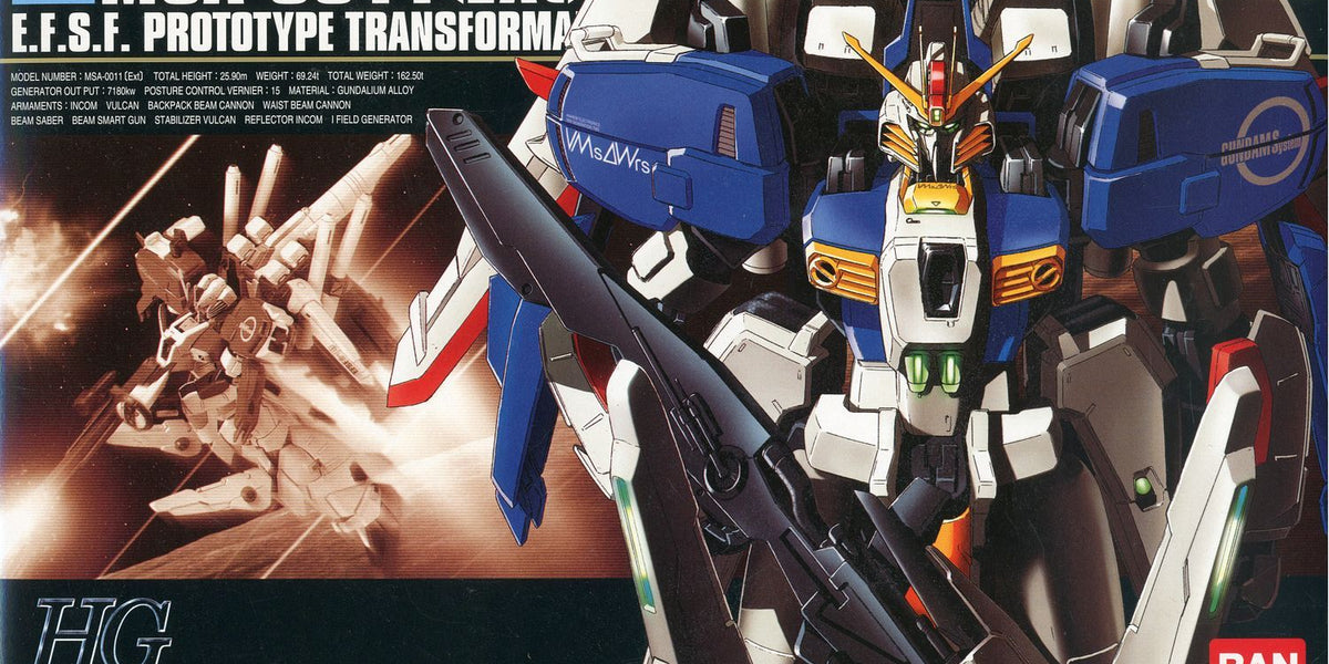 Bandai High Grade (HG) HGUC 1/144 MSA-0011[Ext] Ex-S Gundam
