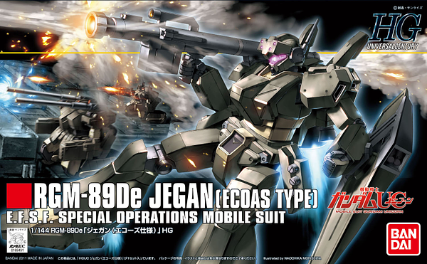 High Grade (HG) HGUC 1/144 RGM-89De Jegan (ECOAS Type)