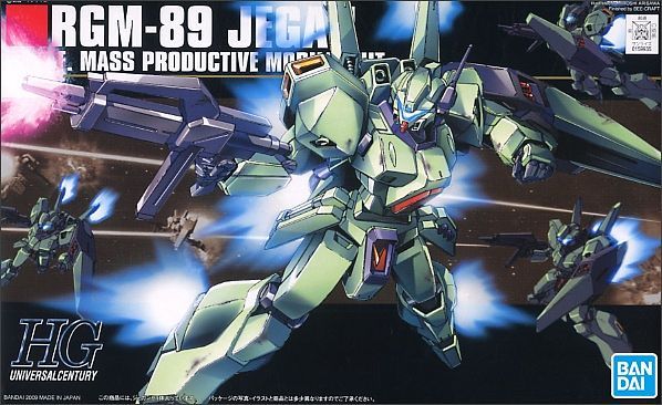 Bandai Anime Model Original Genuine HGUC 1/144 RGM-89S STARK JEGAN Gundam Toys A Bandai Anime Model Original Genuine HGUC 1/144 RGM-89S STARK JEGAN Gundam Toys A
