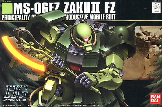 High Grade (HG) HGUC 1/144 MS-06FZ Zaku II FZ