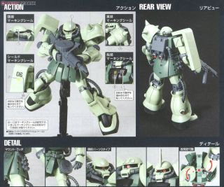 High Grade HGUC 1/144 Zaku II F2