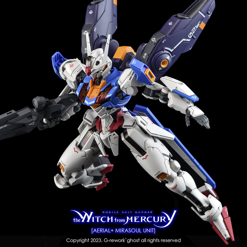 G-Rework Decal - HG Witch from Mercury Gundam Aerial + Mirasoul Unit Use