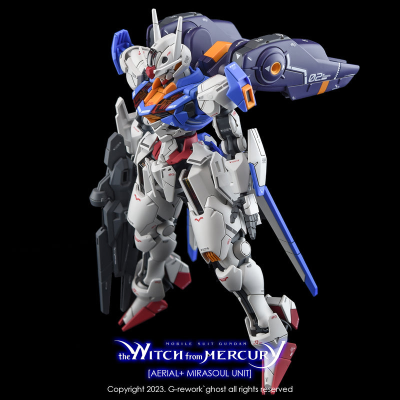 G-Rework Decal - HG Witch from Mercury Gundam Aerial + Mirasoul Unit Use