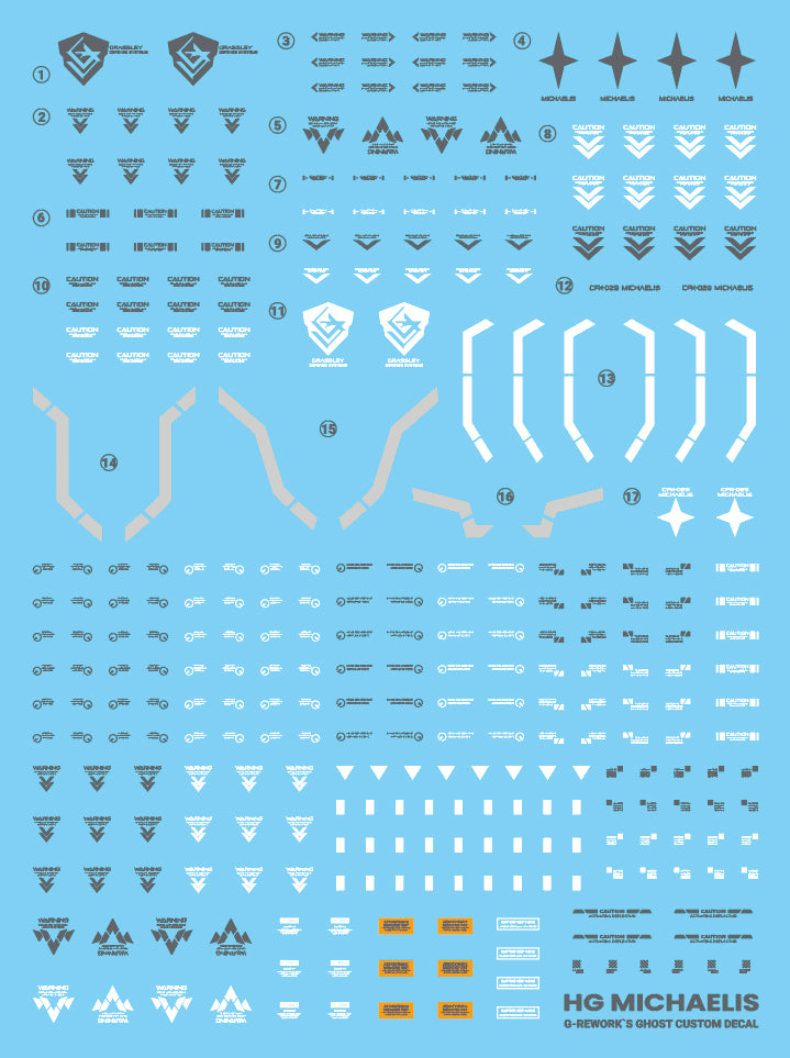 G-Rework Decal - HG Witch from Mercury Michaelis Use
