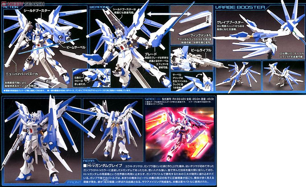 High Grade HGBF 1/144 Hi-Nu Gundam Vrabe