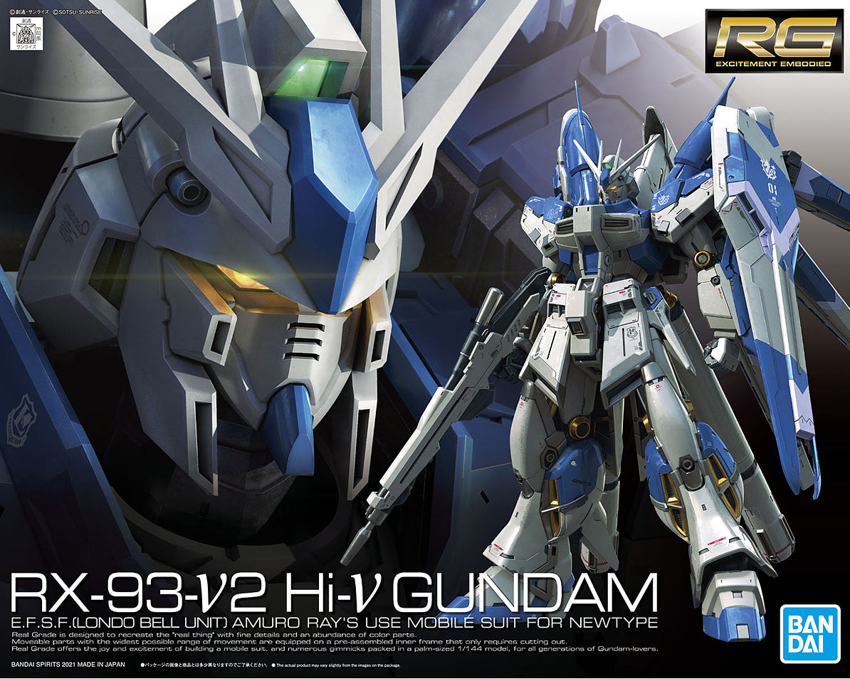 RG RX-93-ν2 Hi-Nu Gundam (Real Grade 1/144) - Argama Hobby