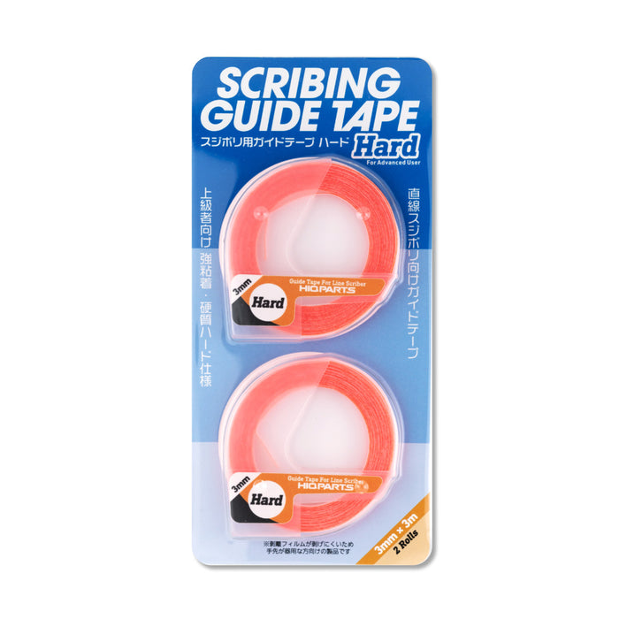 HiQ Parts Hard Surface Guide Tape for Scribing 3mm (3m, 2 Rolls) (HRDT-3mm)