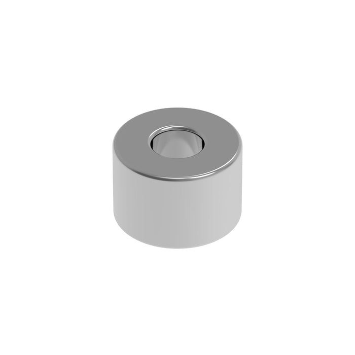 HiQ Parts Neodymium Magnet N52 Round Shape with Shaft Hole Diameter 3mm x Height 2mm (8pcs) (MGN3020H)