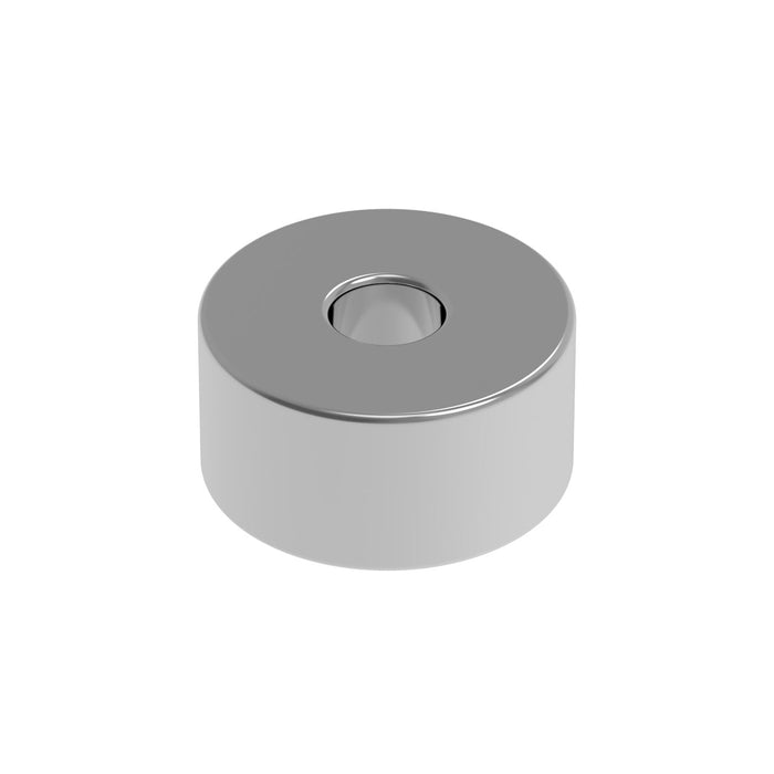 HiQ Parts Neodymium Magnet N52 Round Shape with Shaft Hole Diameter 4mm x Height 2mm (8pcs) (MGN4020H)