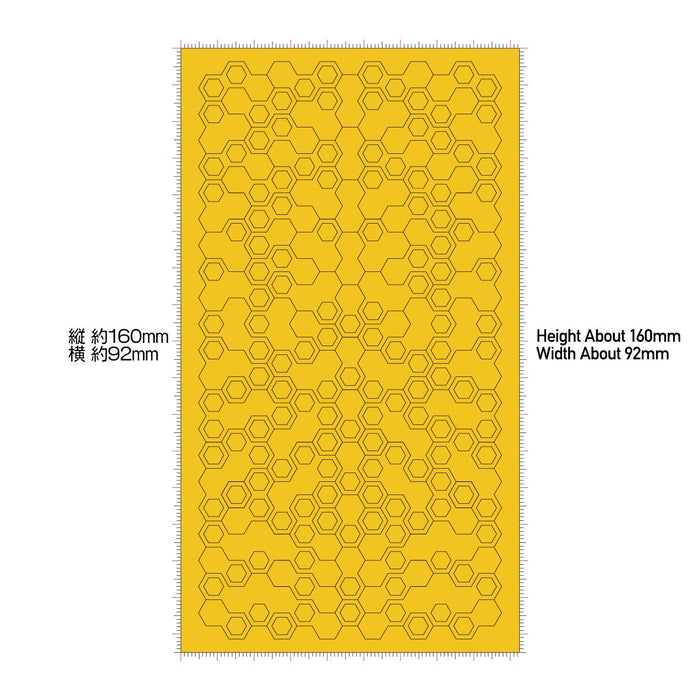 HiQ Parts Pre-cut Masking for Hexagon Camouflage (3pcs) (HEX-MSK)