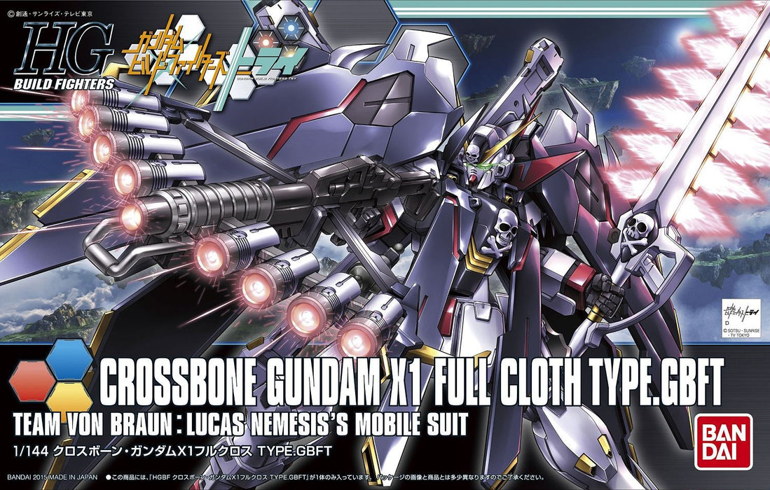 High Grade (HG) HGBF 1/144 Crossbone Gundam X1 Full Cloth Ver. GBF
