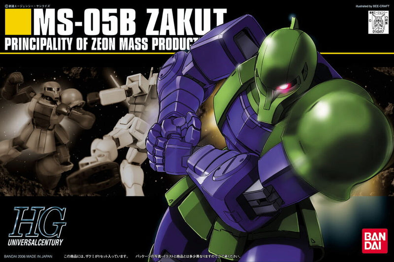 High Grade (HG) HGUC 1/144 MS-05B Zaku I